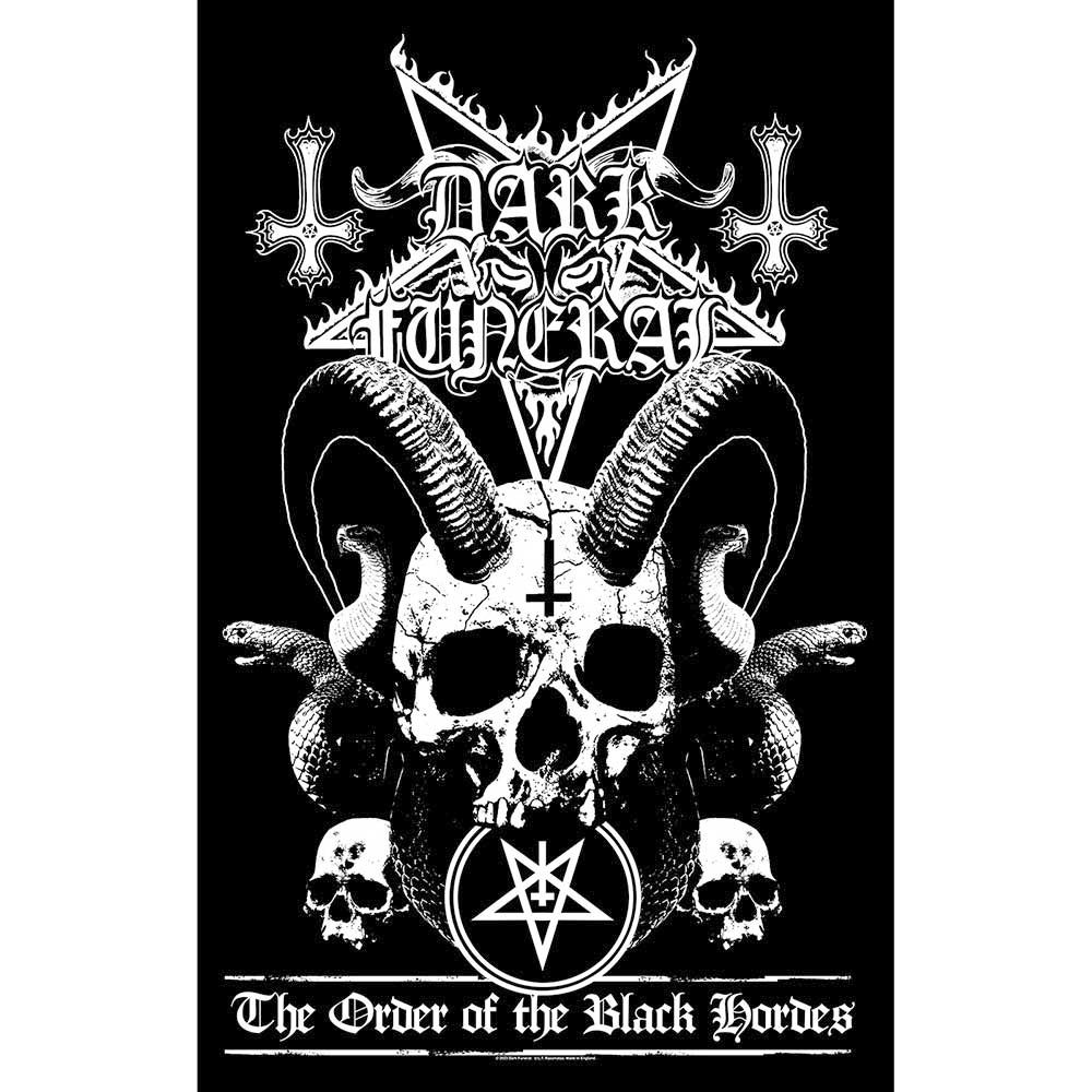Dark Funeral - Order Of The Black Hordes Textile Poster - Noir